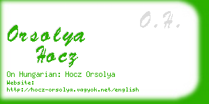 orsolya hocz business card